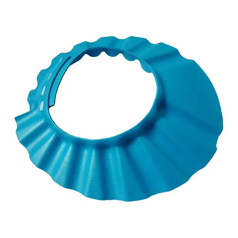 Touca de banho de bebê ajustável para lavagem de cabelo