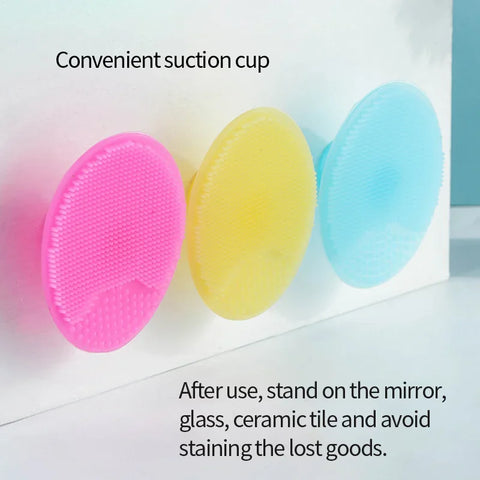 Escova de xampu de silicone para banho de bebês e crianças