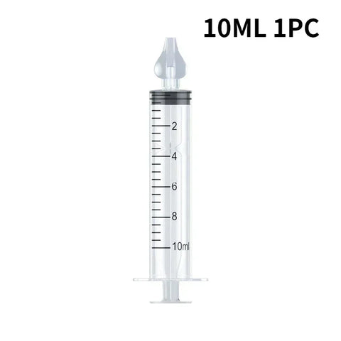 Aspirador nasal para bebês, 2 peças, seringa, limpador nasal para bebês, rinite infantil
