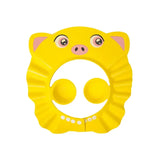 Touca de banho de bebê ajustável para lavagem de cabelo