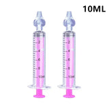 Aspirador nasal para bebês, 2 peças, seringa, limpador nasal para bebês, rinite infantil