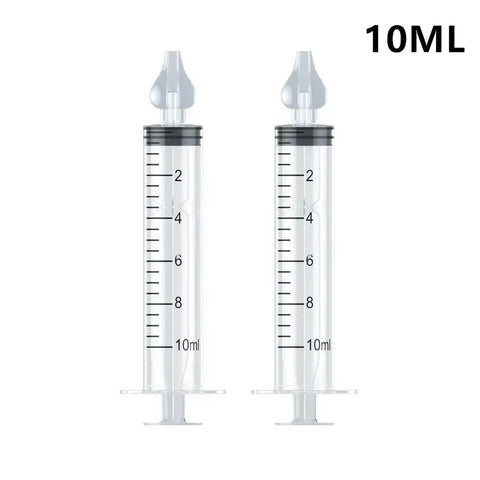 Aspirador nasal para bebês, 2 peças, seringa, limpador nasal para bebês, rinite infantil