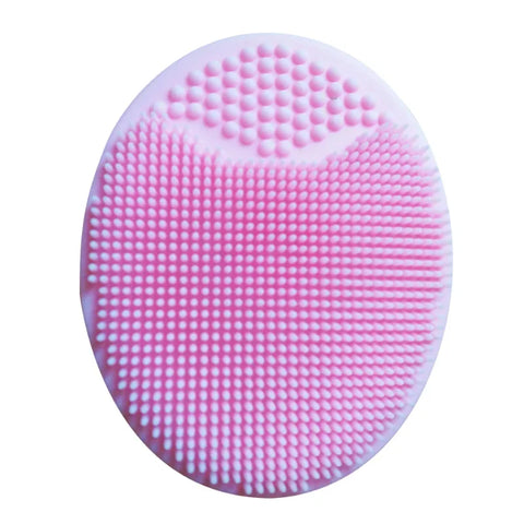 Escova de xampu de silicone para banho de bebês e crianças