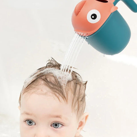 Chuveiro para banho de bebê, copo de enxágue para bebês de 0 a 6 anos