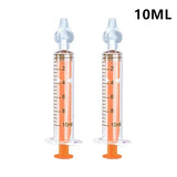 Aspirador nasal para bebês, 2 peças, seringa, limpador nasal para bebês, rinite infantil