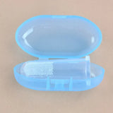 Conjunto de escova de dentes de dedo para bebês