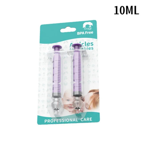 Aspirador nasal para bebês, 2 peças, seringa, limpador nasal para bebês, rinite infantil