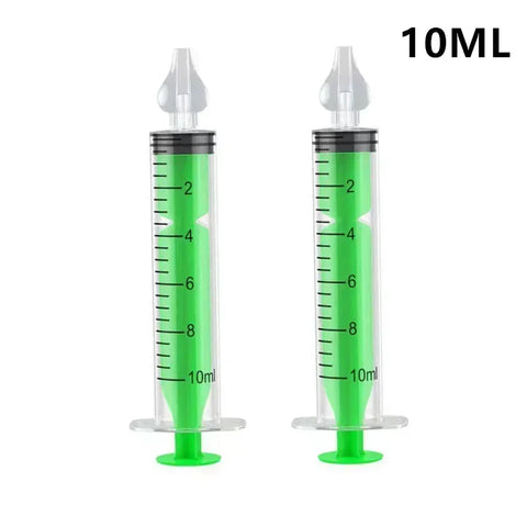 Aspirador nasal para bebês, 2 peças, seringa, limpador nasal para bebês, rinite infantil