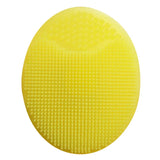 Escova de xampu de silicone para banho de bebês e crianças
