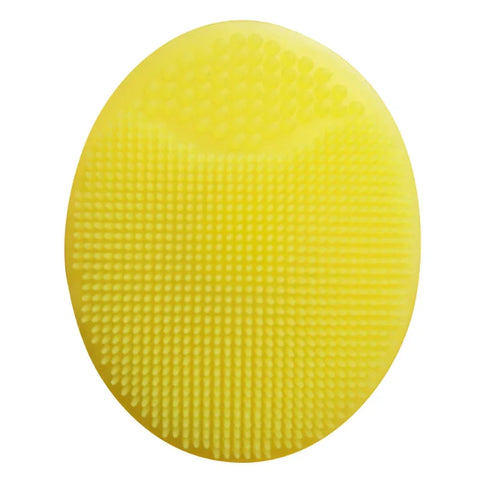 Escova de xampu de silicone para banho de bebês e crianças